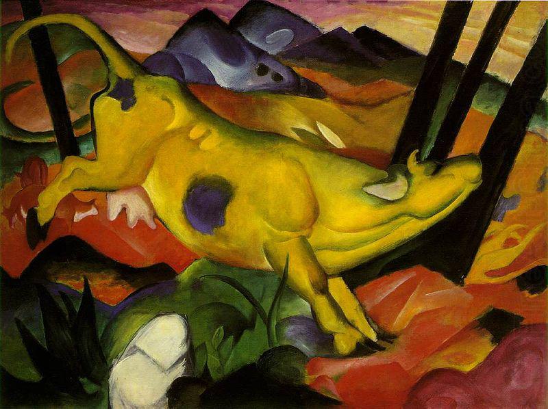 Franz Marc The Yellow Cow china oil painting image